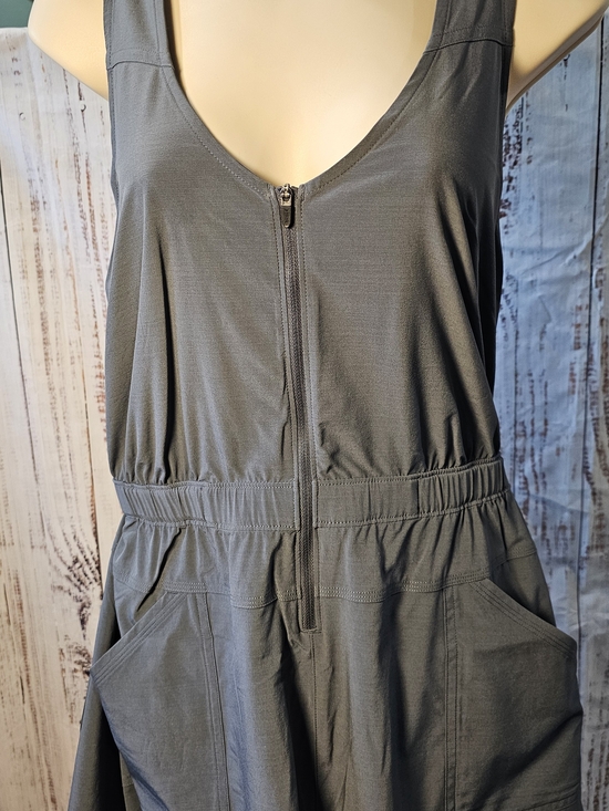Prana Pants - prAna Railay Utility Romper Thundercloud Gray NWT Women's Large Travel Outdoor